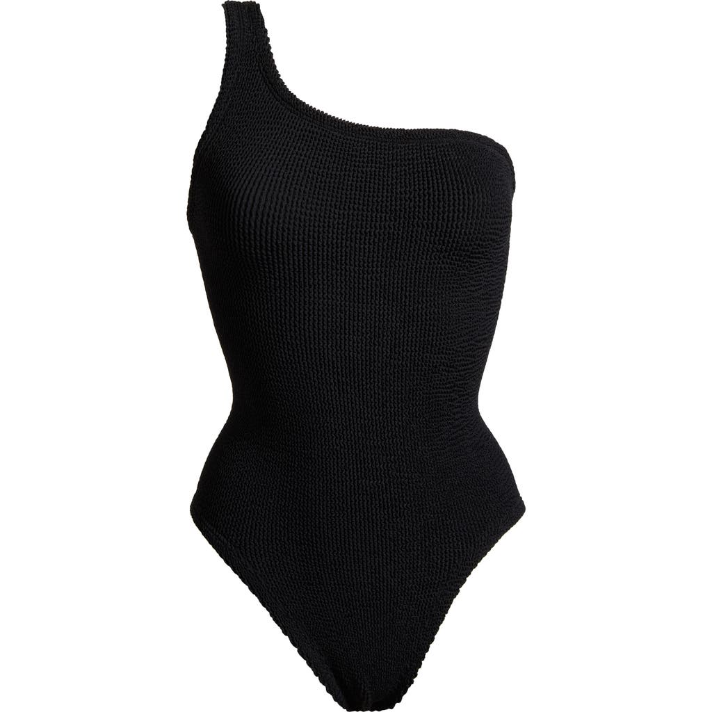 Shop Hunza G Nancy One-shoulder One-piece Swimsuit