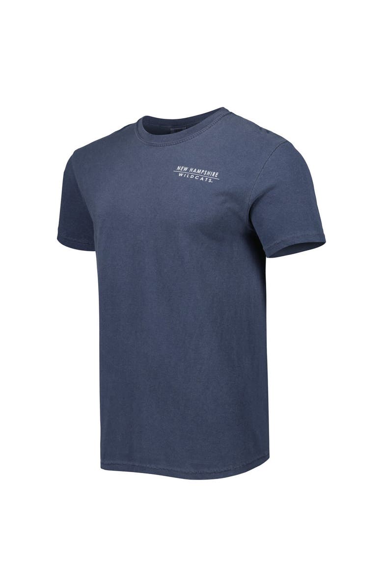 IMAGE ONE Men's Navy New Hampshire Wildcats Landscape Shield T-Shirt, Alternate, color, 