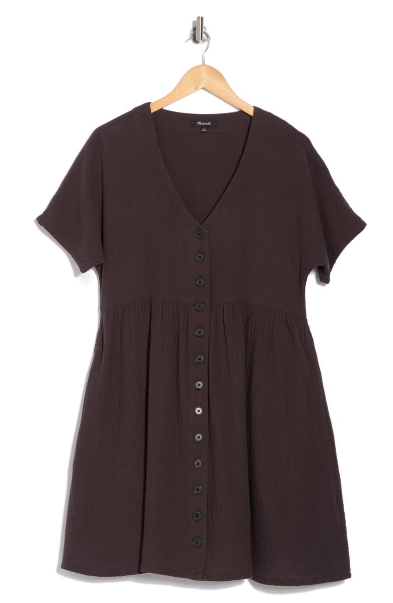 Lightspun Button Front Minidress