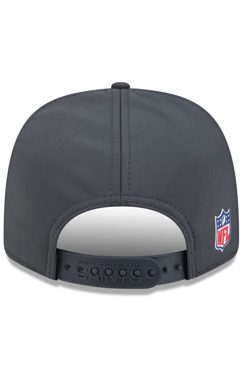 New Era Men's New Era Charcoal New Orleans Saints 2025 Sideline Cold Weather 9SEVENTY Adjustable Hat, Alternate, color, 