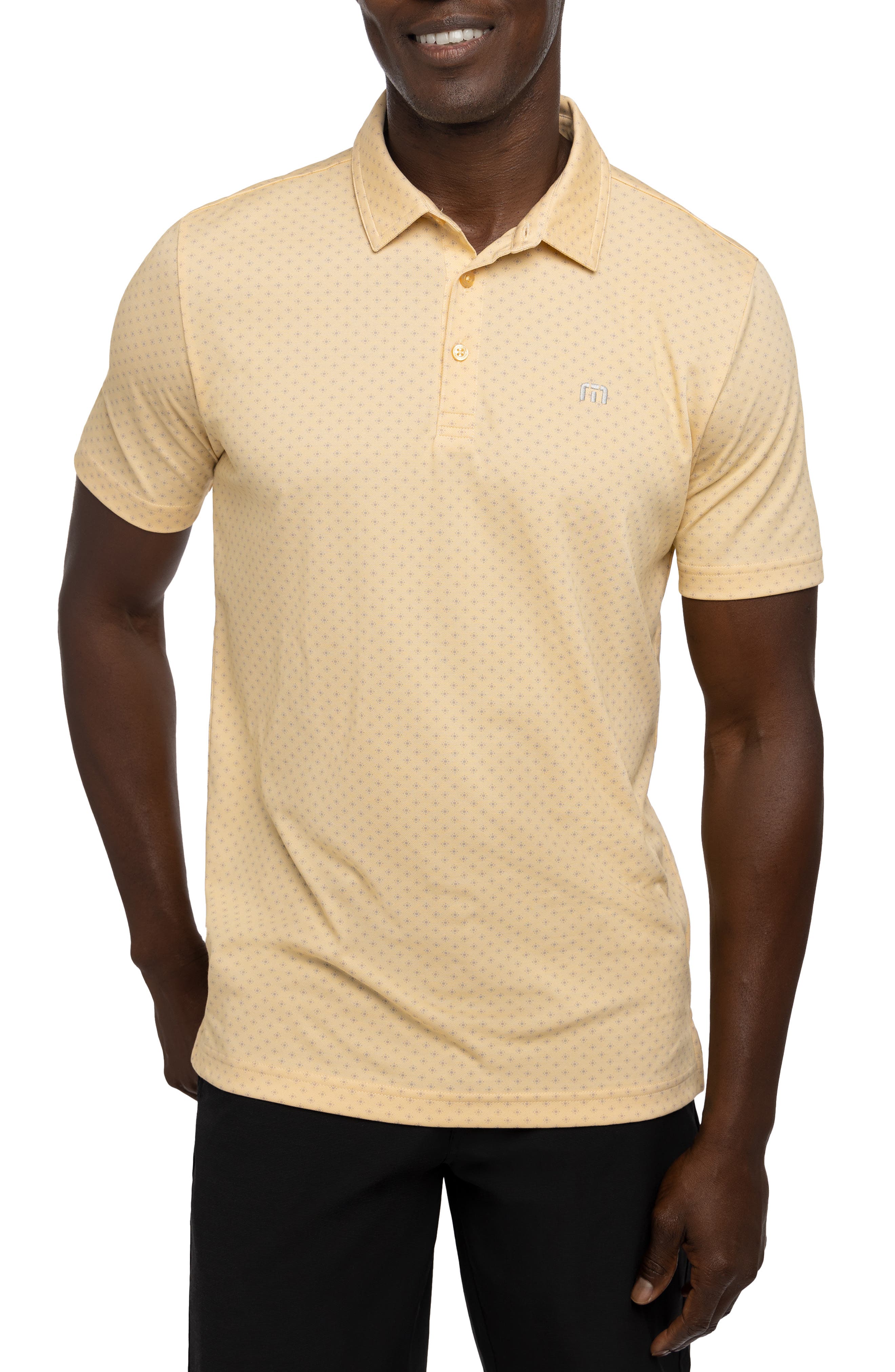 TravisMathew Bamboo Calm Foulard Print Polo