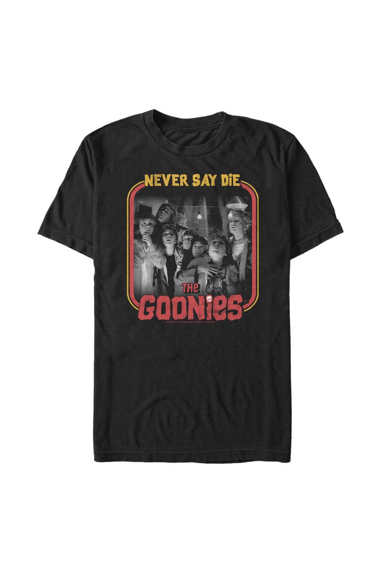 Men's The Goonies Group Shot  Graphic T-Shirt, Main, color, Black