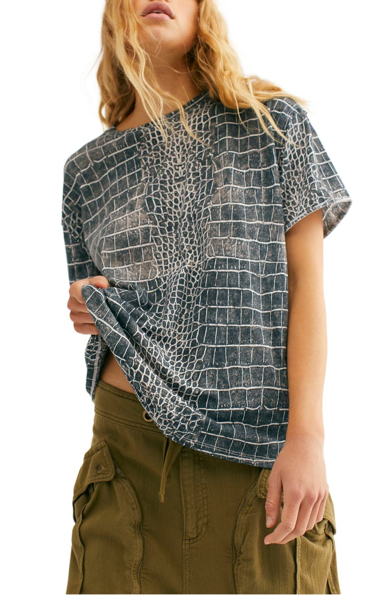 Free People Clarity Cotton Blend Tee, Main, color,