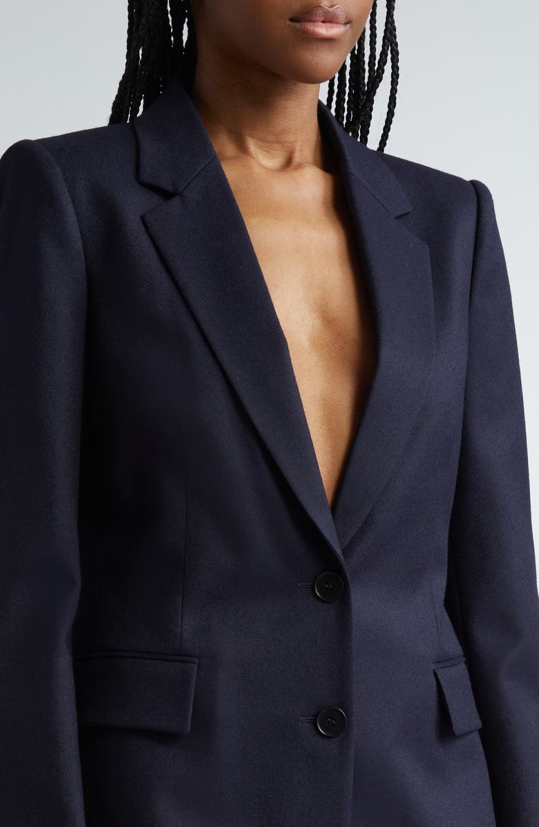 Stella McCartney Iconic Wool Twill Blazer, Alternate, color, Navy