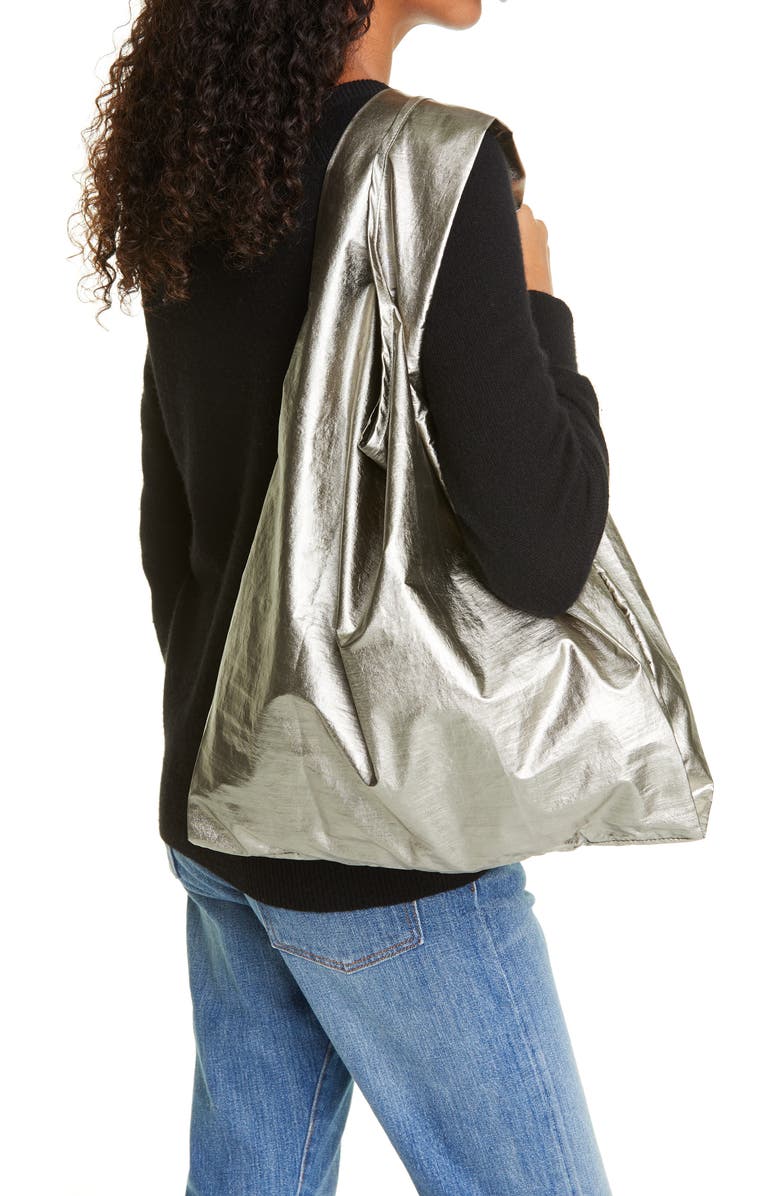 Baggu <sup>®</sup> Standard Metallic Ripstop Nylon Tote, Alternate, color,