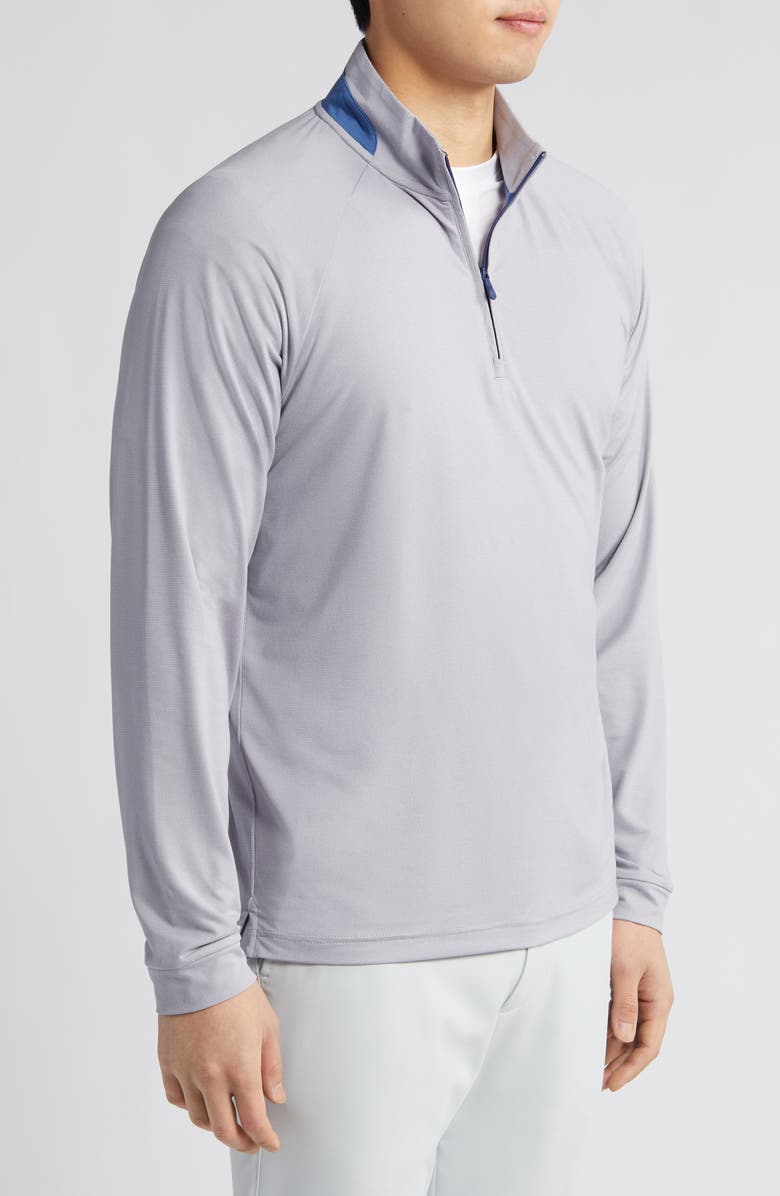 johnnie-O Steffen Pinstripe Half Zip Performance Pullover, Alternate, color, 