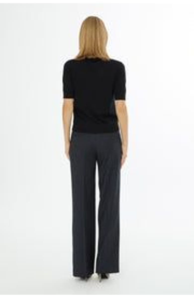 Gizia Off-Shoulder Knit Sweater, Alternate, color, Black