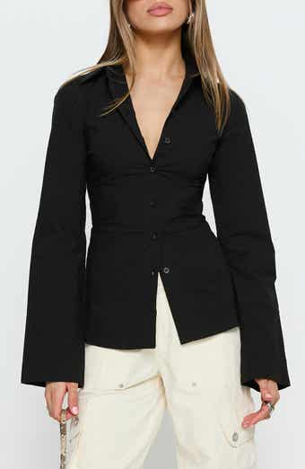 Lesper Tie Back Cotton Top