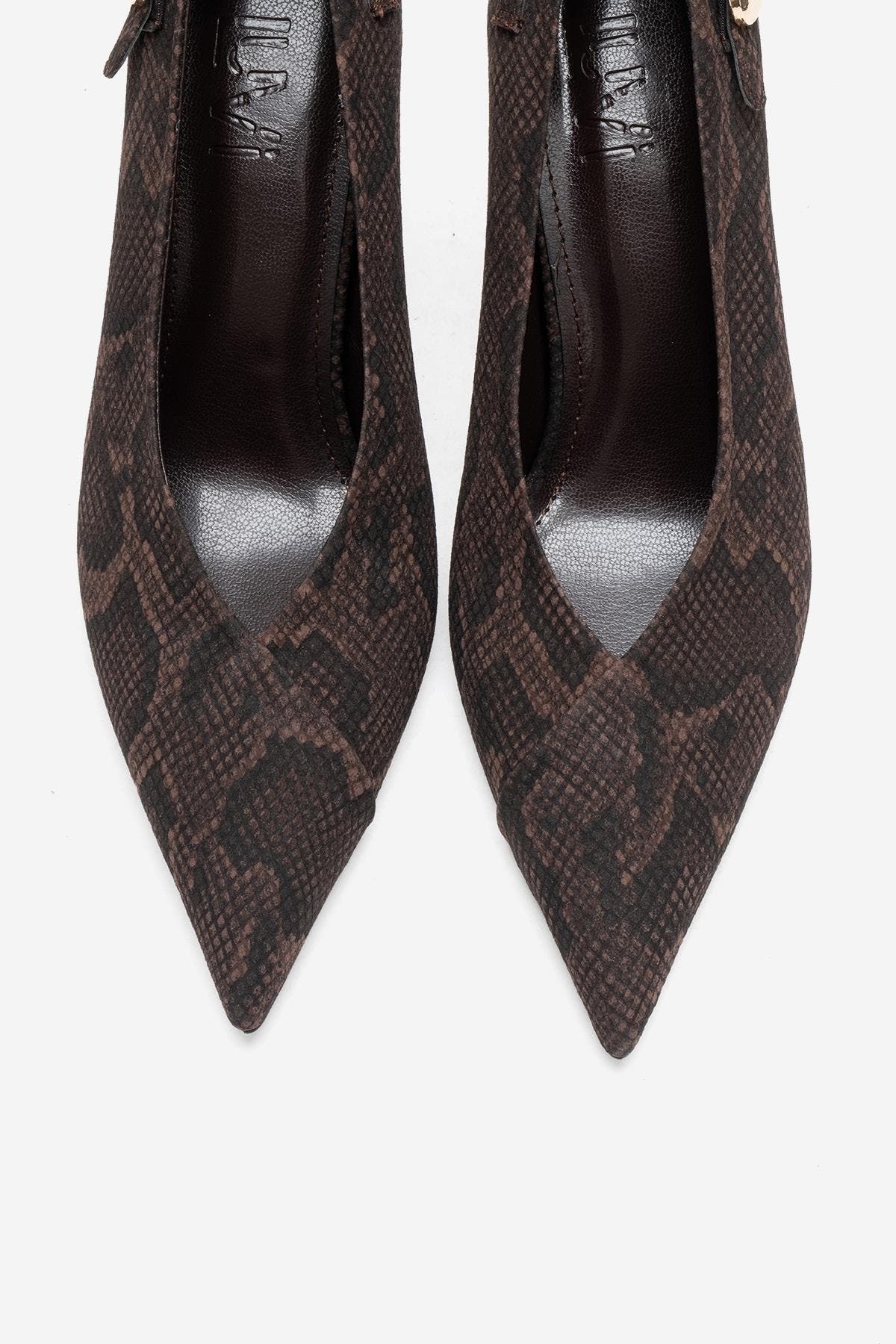 Prologue Shoes Molly Stiletto Pump, Alternate, color, Brown Pattern