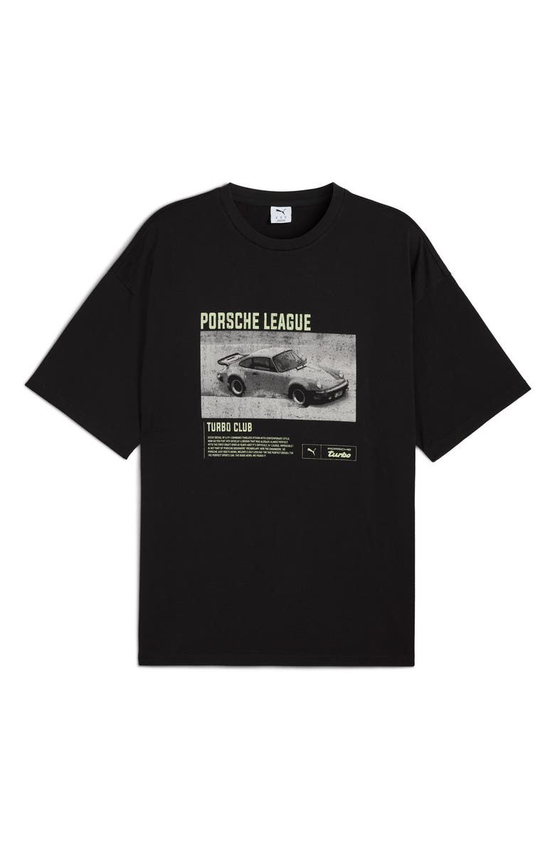 PUMA Porsche League Graphic T-Shirt, Main, color, Puma Black