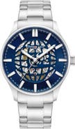Kenneth Cole New York The Thompson Skeleton Automatic Bracelet Watch, 43.5mm