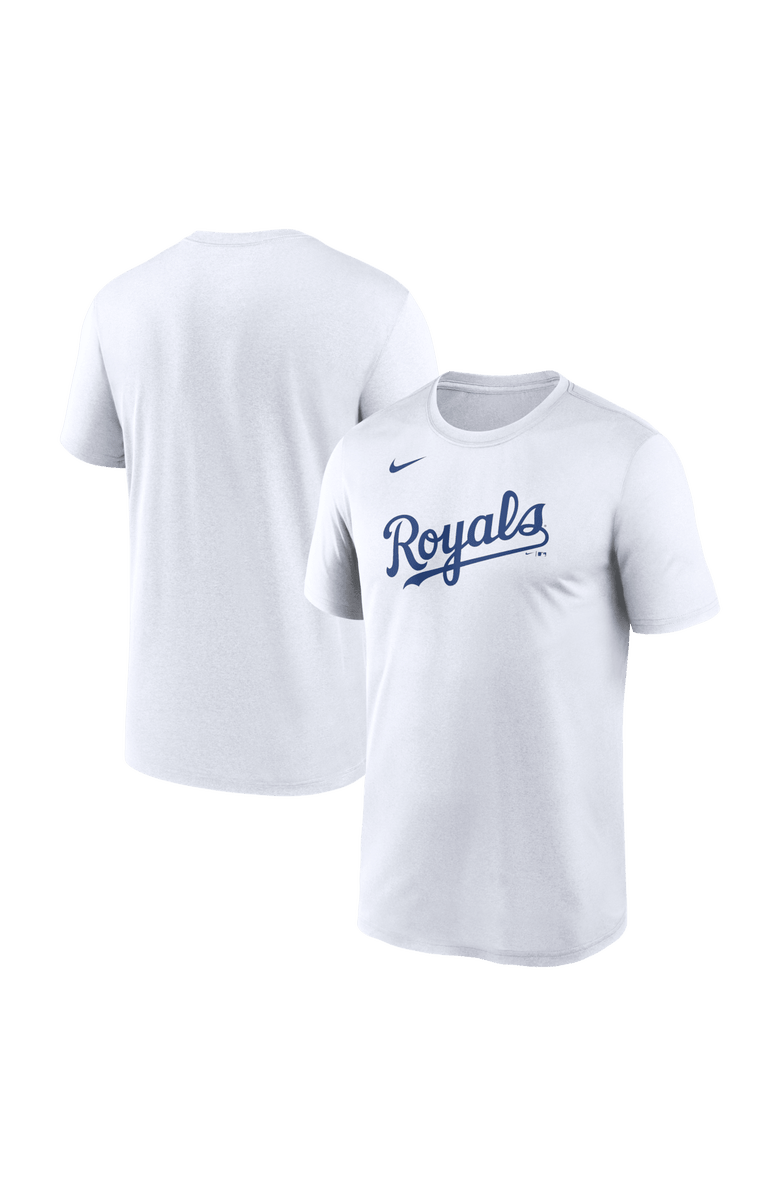 Nike Men's Nike White Kansas City Royals New Legend Wordmark Dri-FIT T-Shirt, Main, color, White