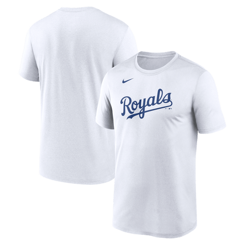 Men's Nike White Kansas City Royals New Legend Wordmark Dri-FIT T-Shirt