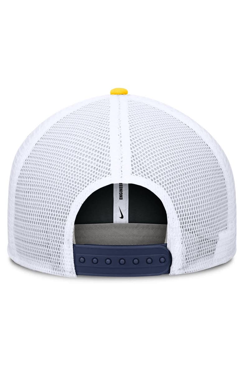 Nike Men's Nike Navy Milwaukee Brewers Pro Trucker Snapback Hat, Alternate, color, Navy