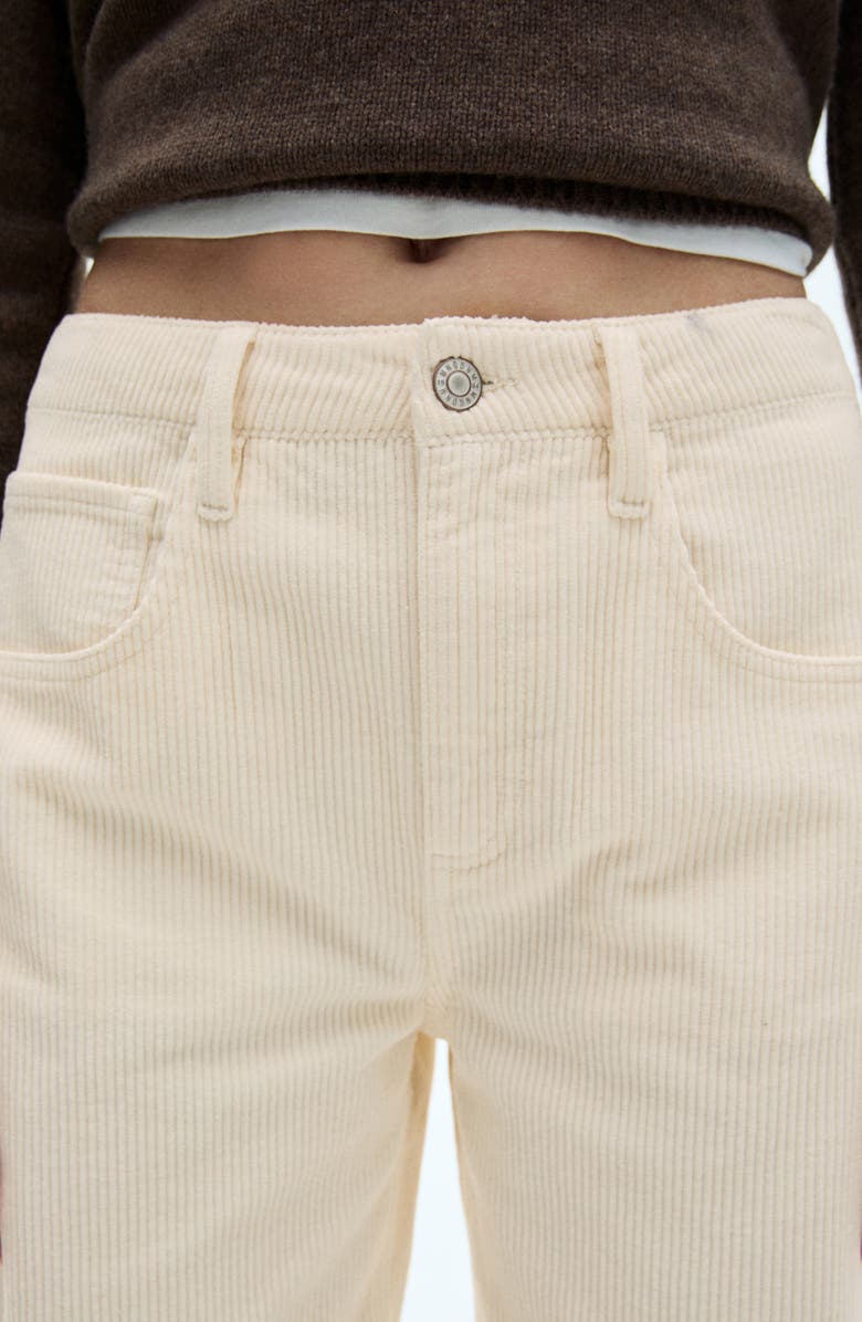 MANGO High Waist Straight Leg Corduroy Jeans, Alternate, color, 