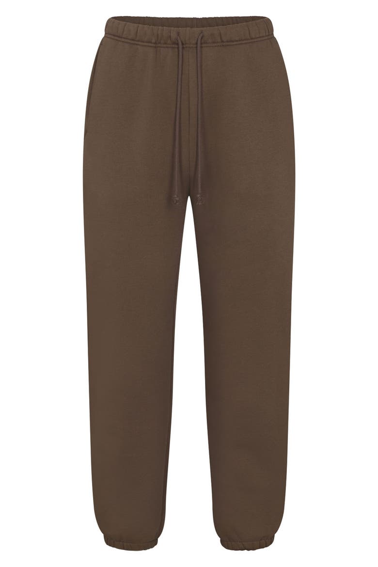 Fleece Lounge Relaxed Joggers, Alternate, color, DRIFTWOOD