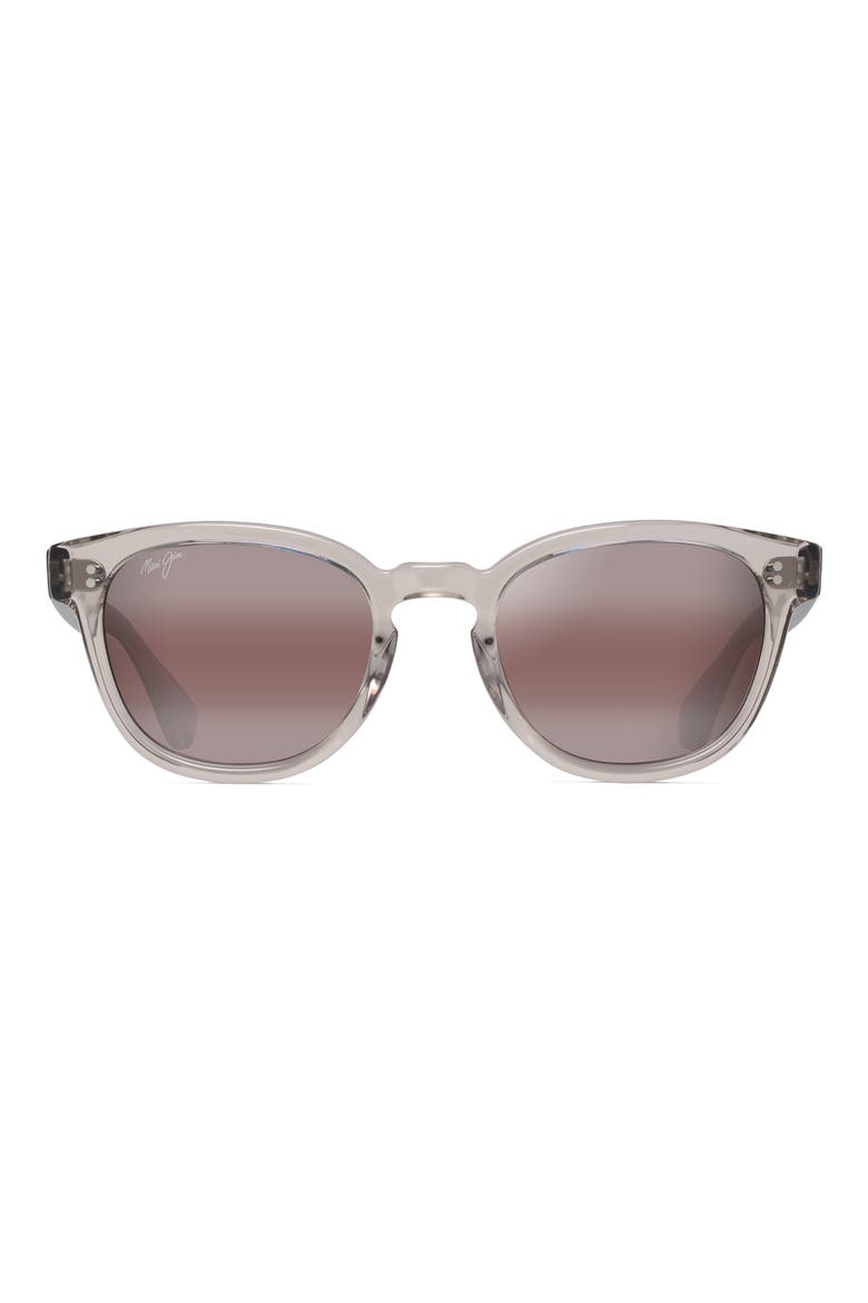 Cheetah 5 52mm Polarized Square Sunglasses, Main, color, CRYSTAL PINK/ MAUI ROSE