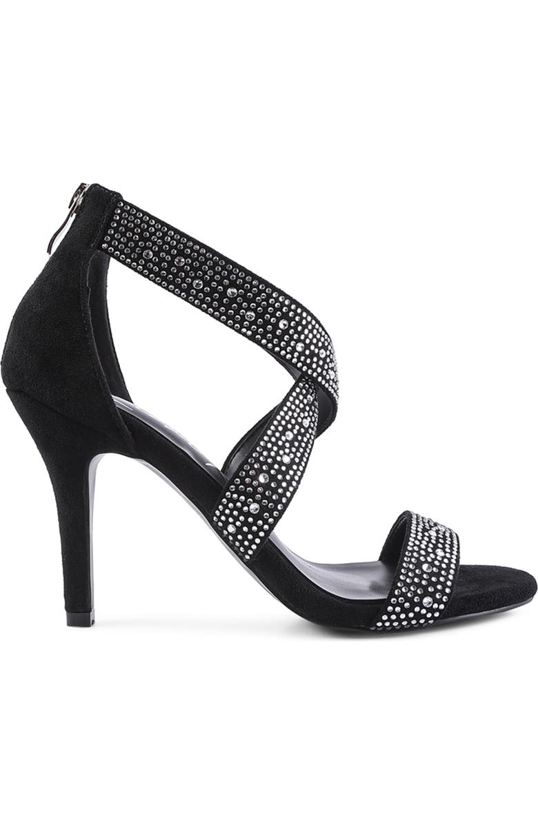 LONDON RAG Queen Bee Rhinestone Sandal, Alternate, color,