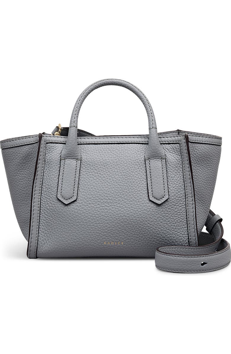 Radley The Amelie Small Ziptop Satchel Bag, Main, color, Steel