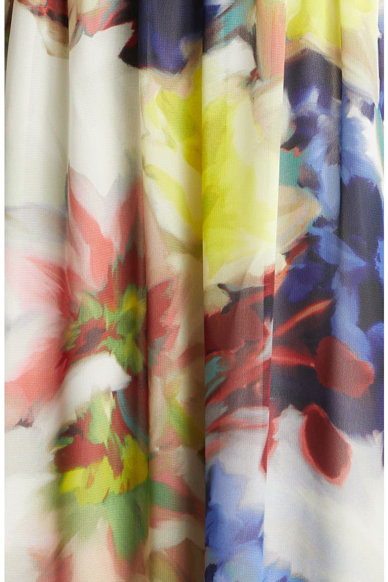 Floral Bow Maxi Dress, Alternate, color, LIGHT CREMA MULTI