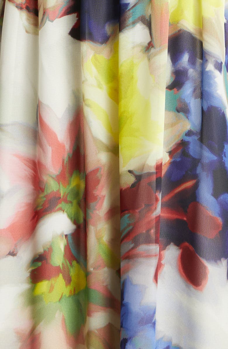 Anne Klein Floral Bow Maxi Dress, Alternate, color,