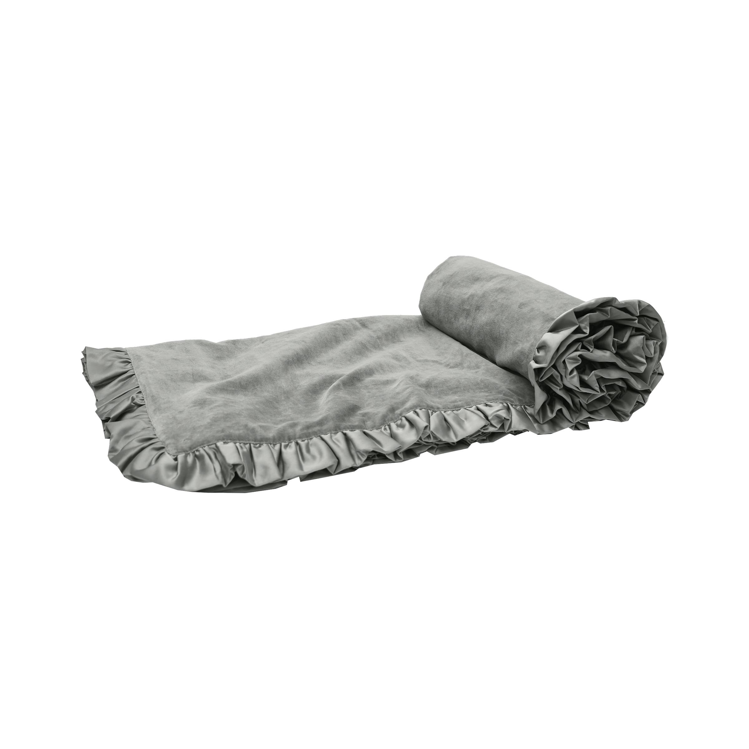 ELISABETH YORK Ishana Silver Sage Accent Throw Blanket 