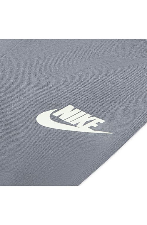 Nike Kids' Femme Pop Fleece Top & Leggings Set In Gray