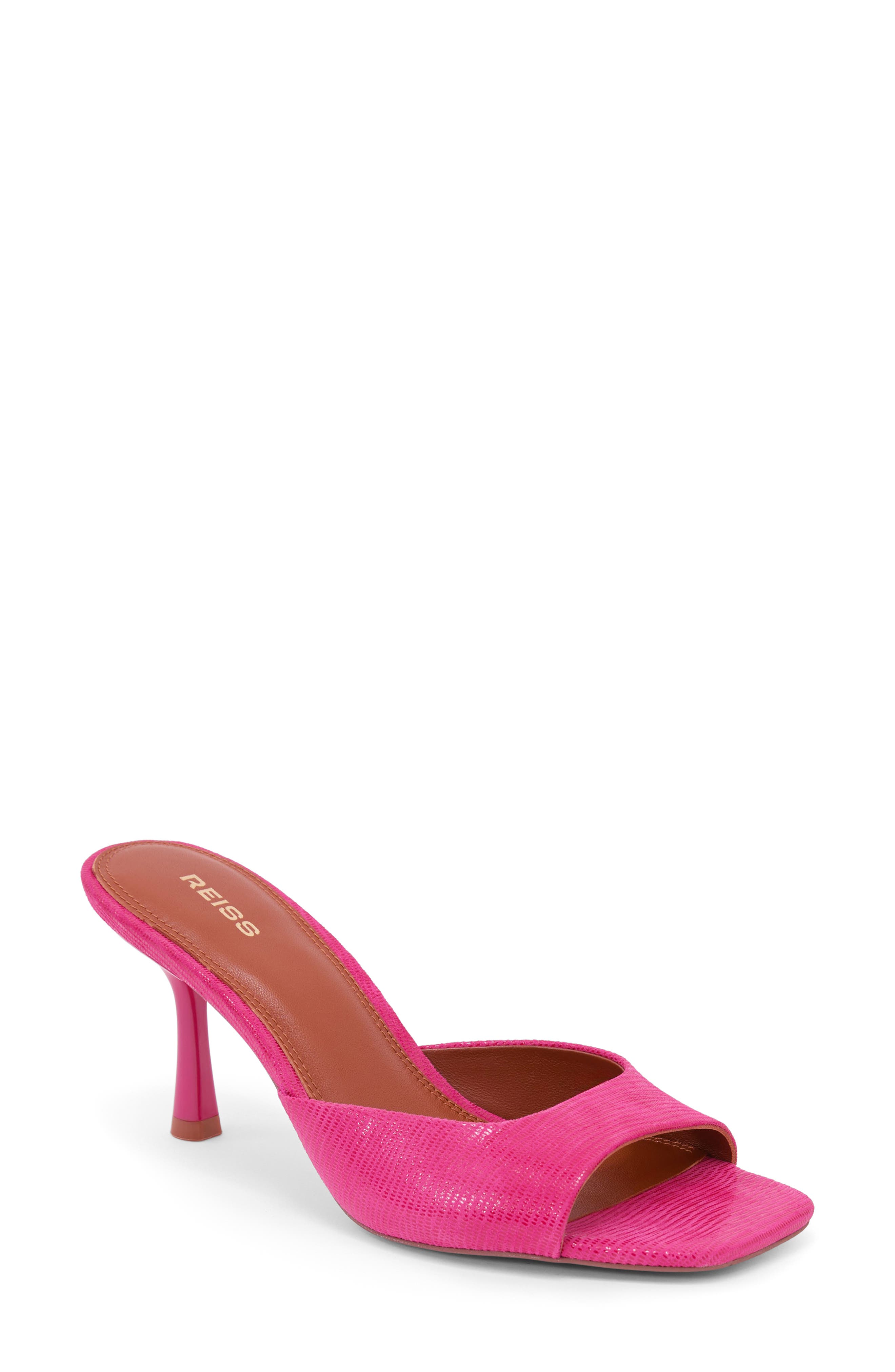 Reiss Yasmin Slide Sandal, Main, color, Pink
