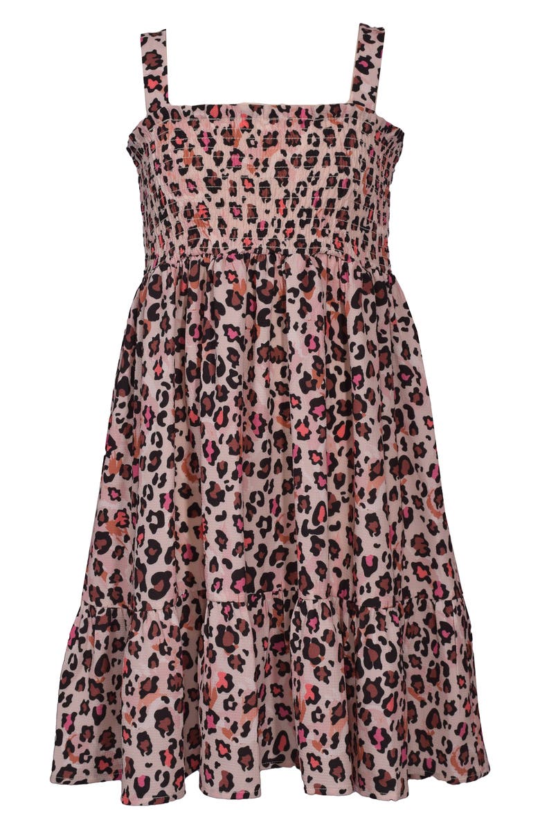 Bonnie Jean Kids' Animal Print Dress & Vest Set, Alternate, color, 