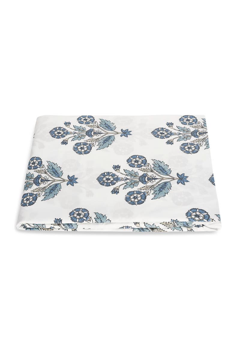 Dalila Fitted Sheet, Main, color, MINERAL BLUE