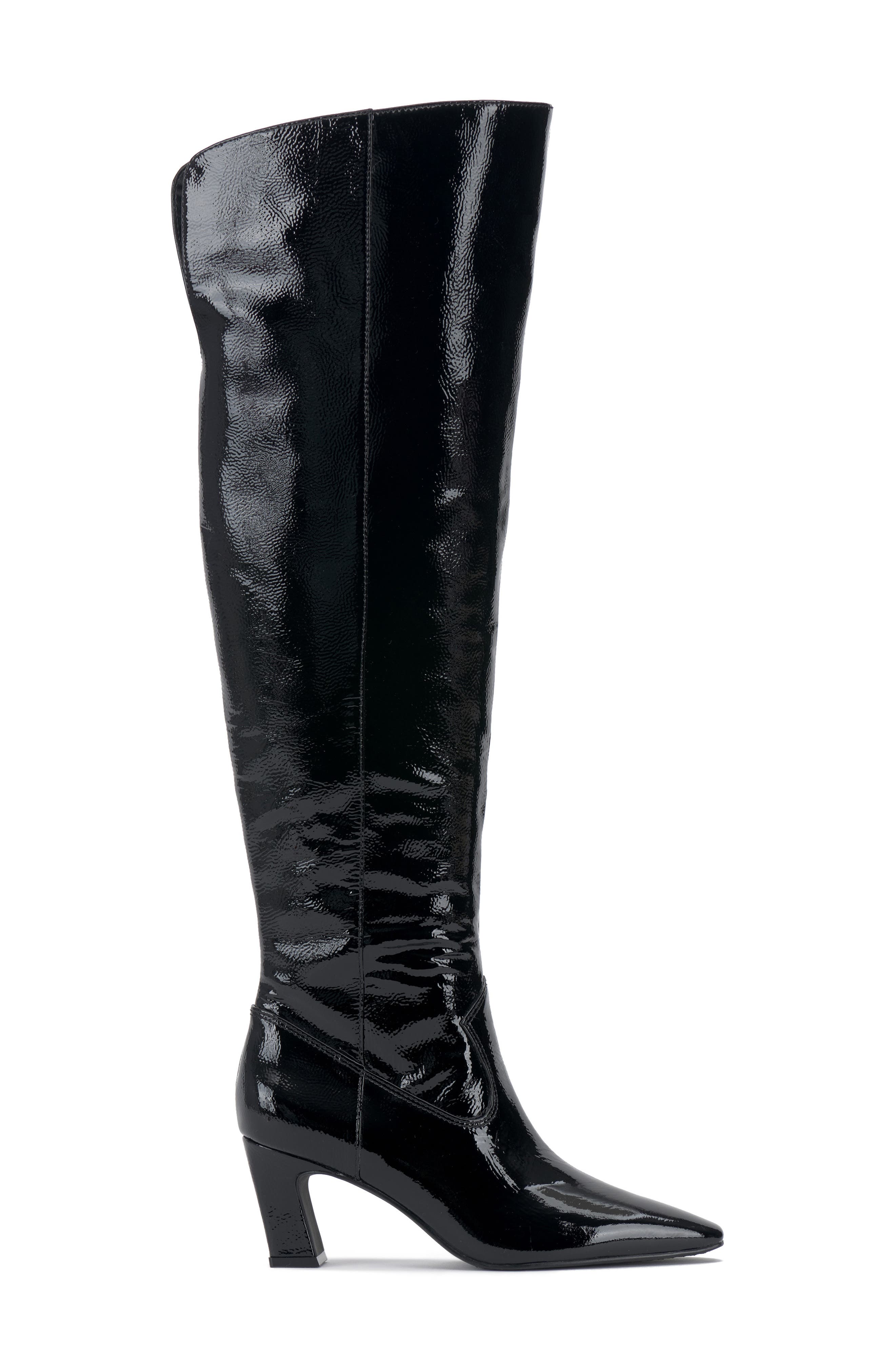 Vince Camuto Shalie Over the Knee Boot, Alternate, color, Black
