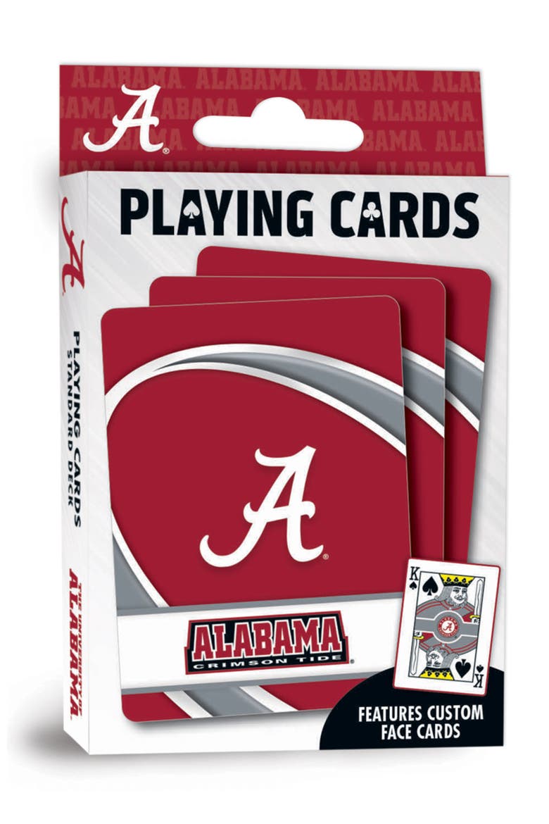 Alabama Crimson Tide Playing Cards, Main, color, Multicolor
