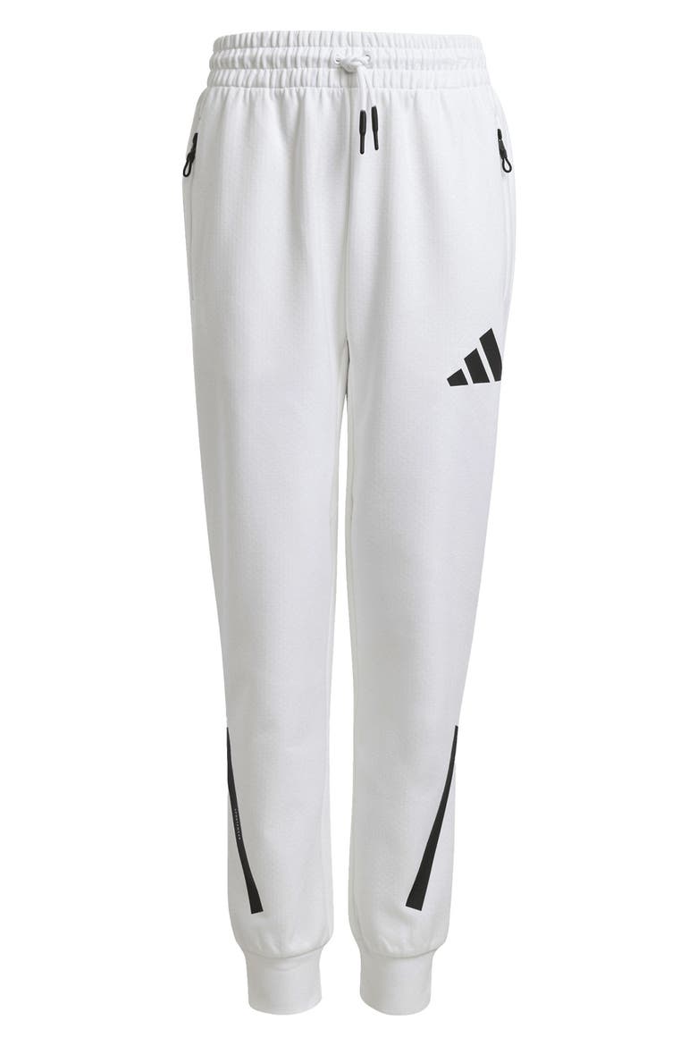 Kids' Z.N.E. Joggers, Main, color, WHITE/ BLACK