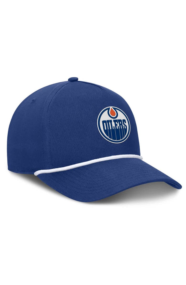 FANATICS Men's Fanatics Royal Edmonton Oilers Authentic Pro Rink Roper A-Frame Adjustable Hat, Alternate, color, Royal