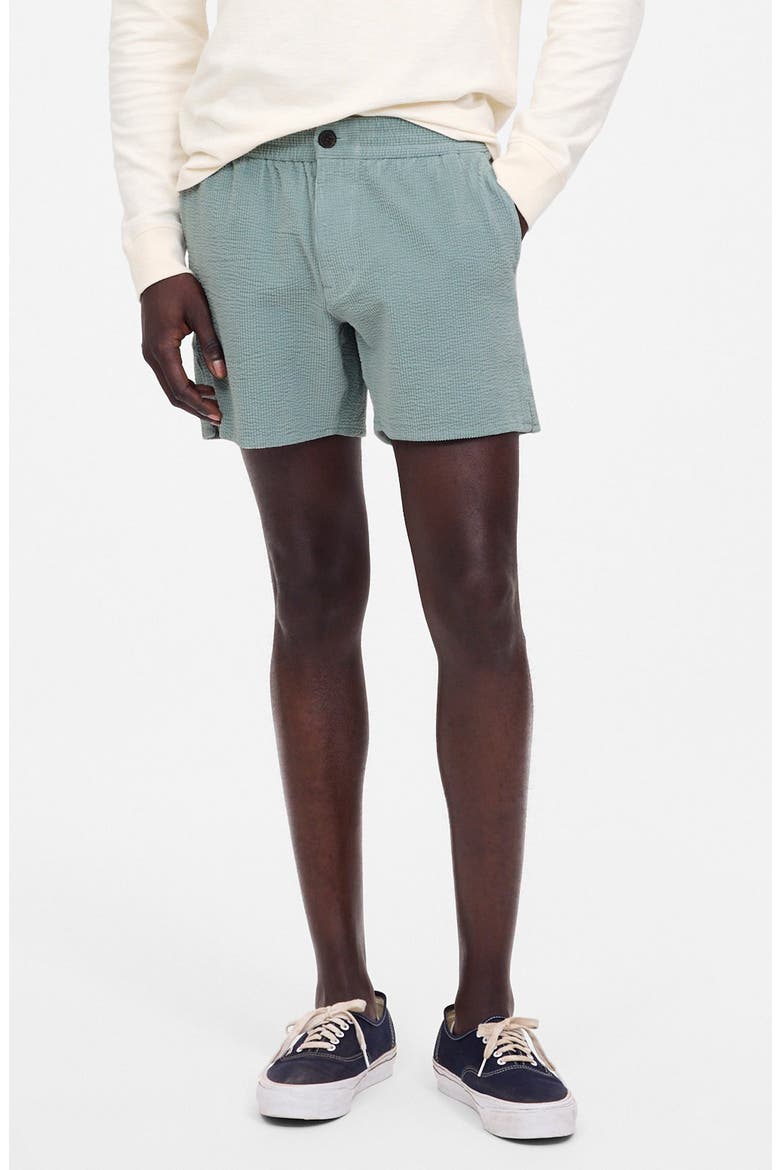 Seersucker Corduroy Everyday Shorts, Main, color, BLUE HORIZON