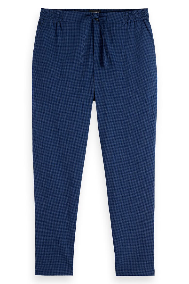 Finch Cotton Blend Seersucker Pants, Alternate, color, SKY CAPTAIN MINI CHECK