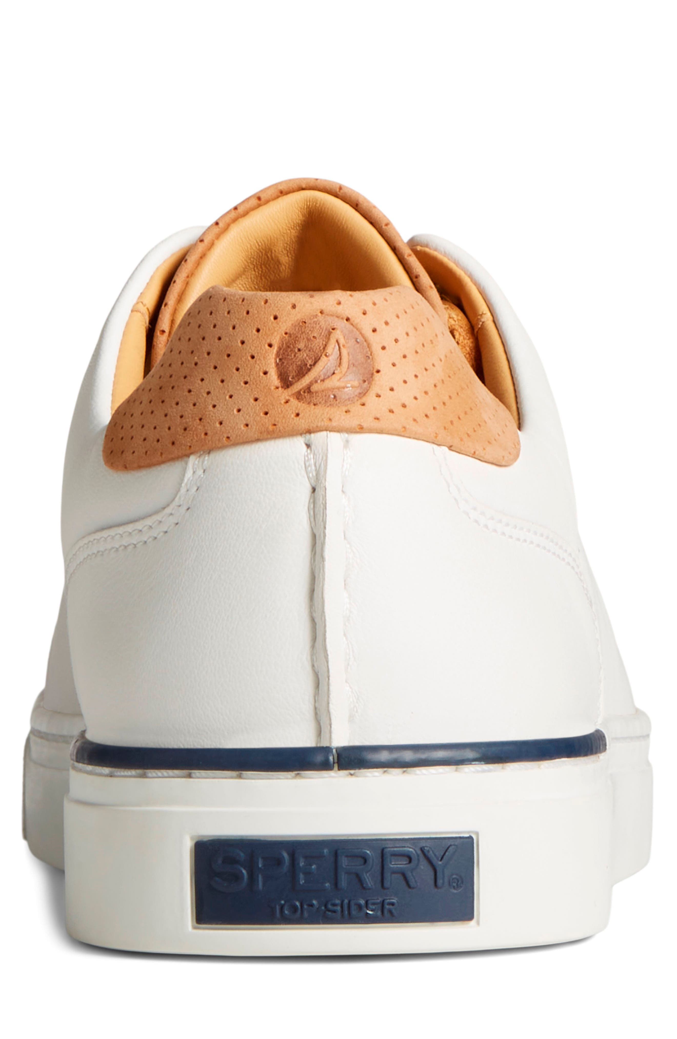 Sperry Gold Victura Leather Low Top Sneaker, Alternate, color, 