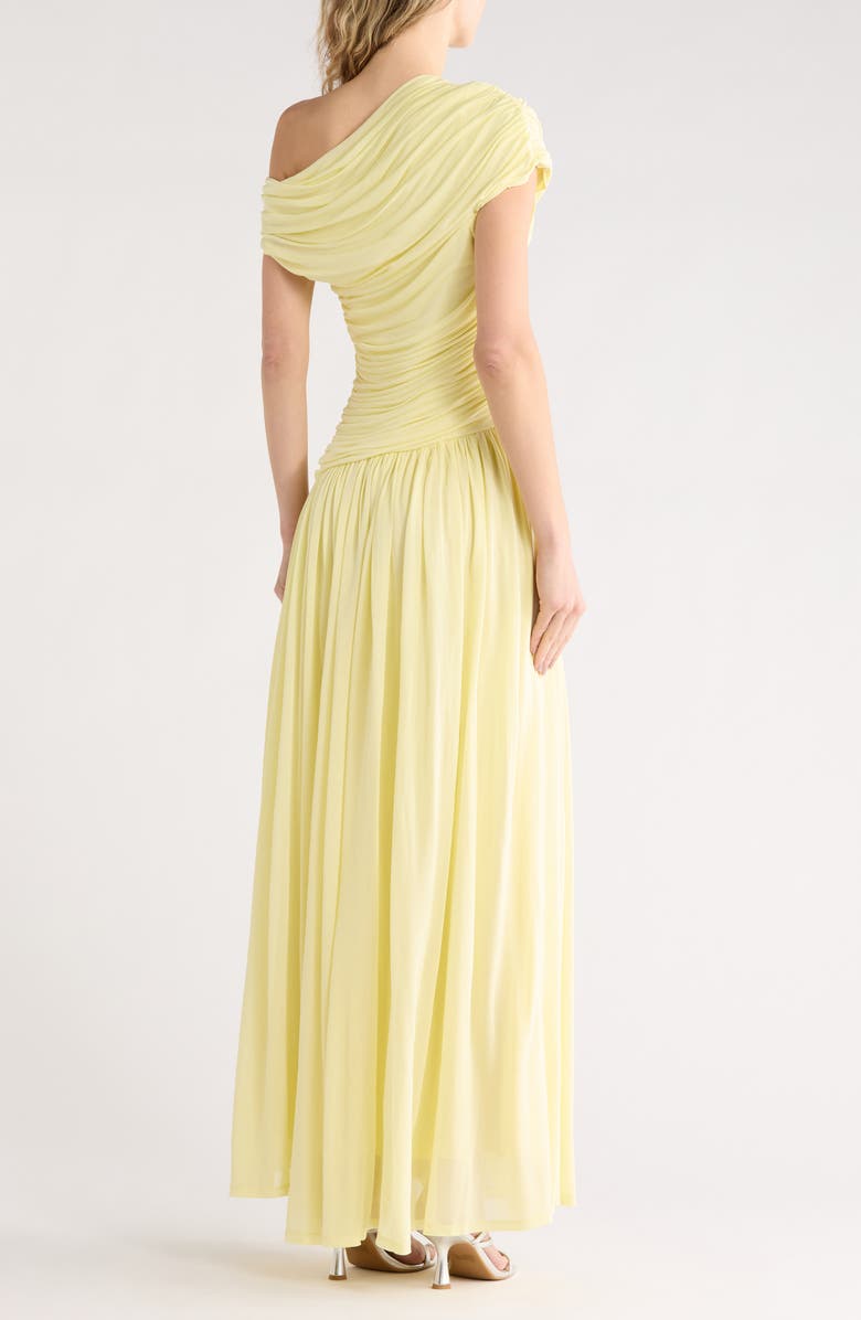 Simkhai Rhiannon Draped Maxi Dress, Alternate, color, Sunglow