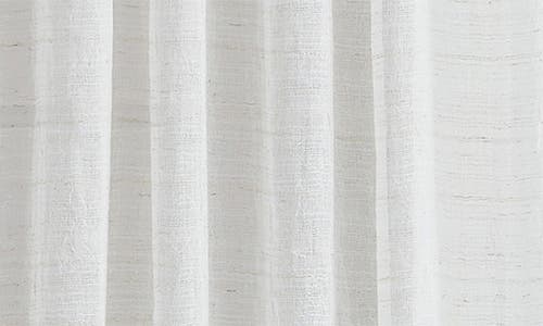 Dkny Antigua Set Of 2 Jute Tab Curtain Panels In Linen