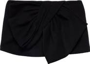 7 For All Mankind Bow Wool Blend Miniskirt