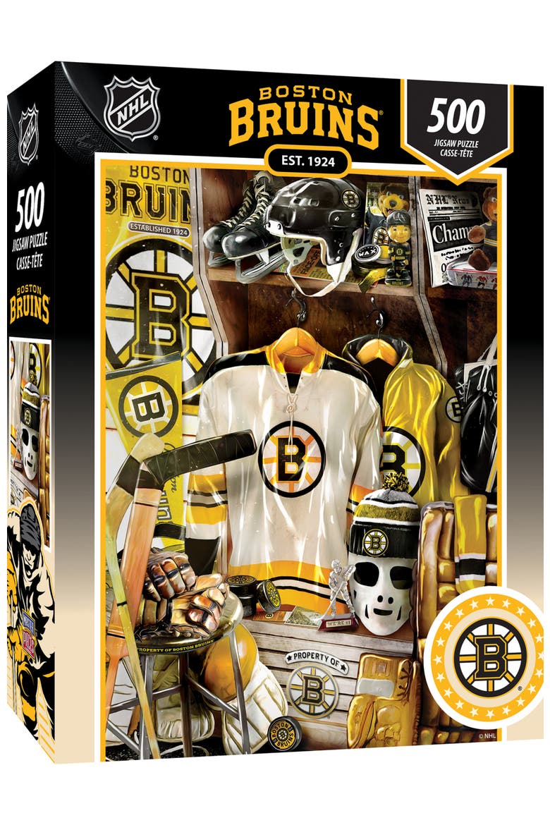 Boston Bruins Locker Room 500pc Puzzle, Main, color, Multicolor