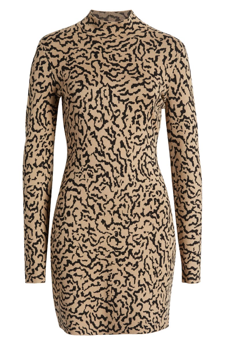 FRAME Stripe Tie Waist Long Sleeve Organic Cotton Shirtdress, Alternate, color, 