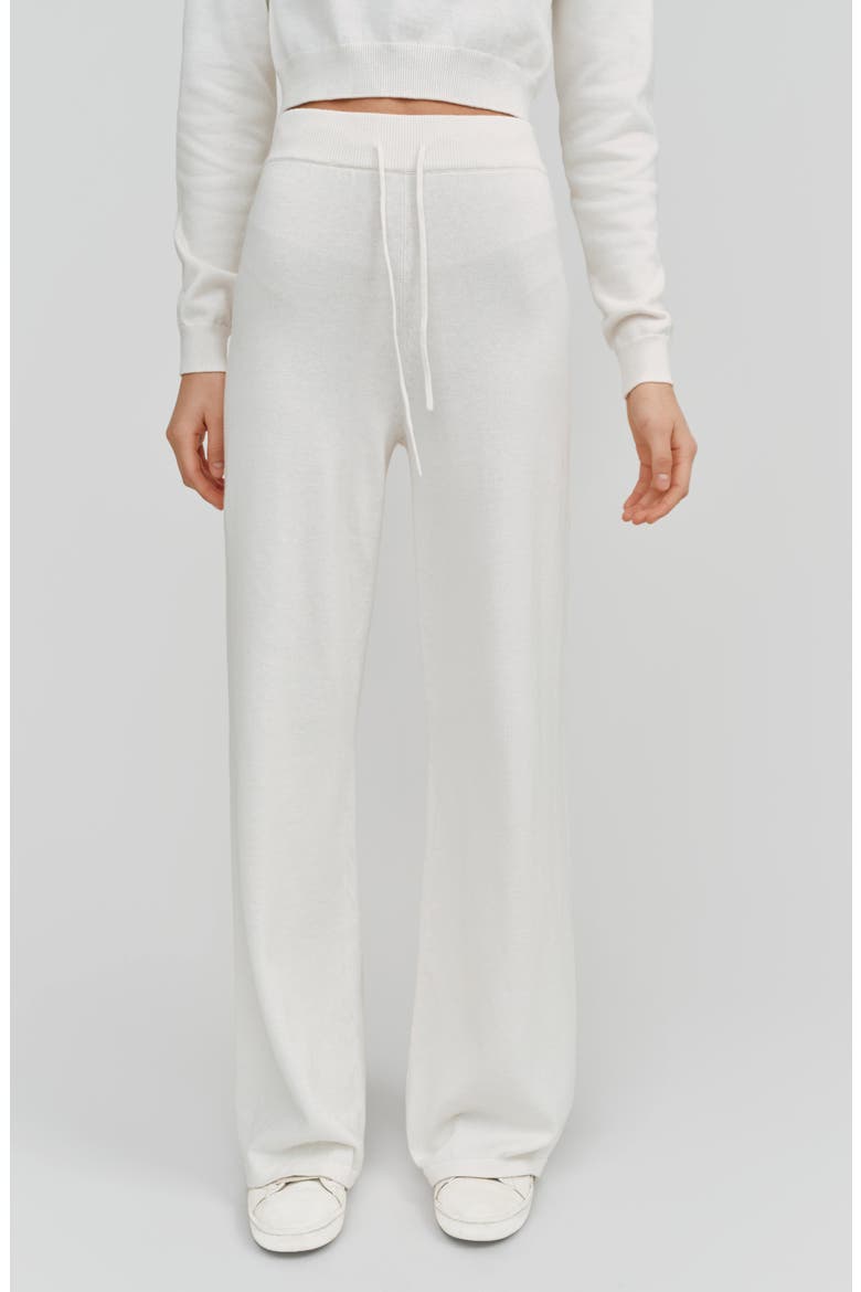 Alex Drawstring Pants, Main, color, White