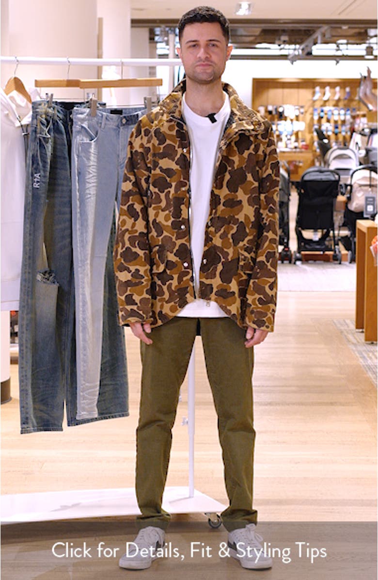 Lorenzo Oversize Military Camo Jacket, sales video thumbnail
