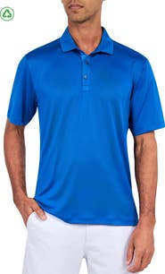 CON.STRUCT Regular Fit Solid Recycled Performance Golf Polo