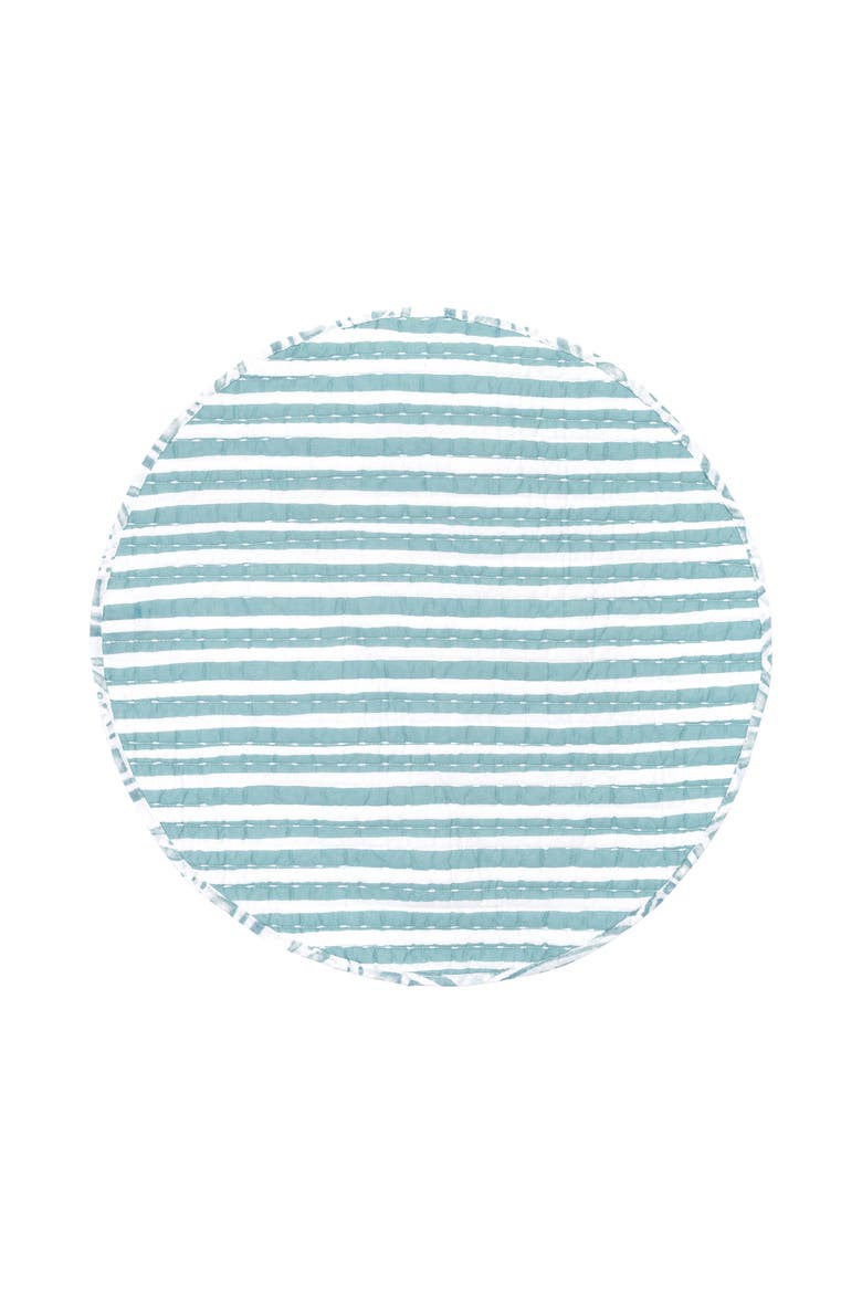 Halsey Round Set of 4 Placemats 17", Alternate, color, Blue