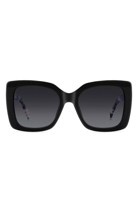 54mm Gradient Square Sunglasses