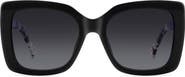 Carolina Herrera 54mm Gradient Square Sunglasses