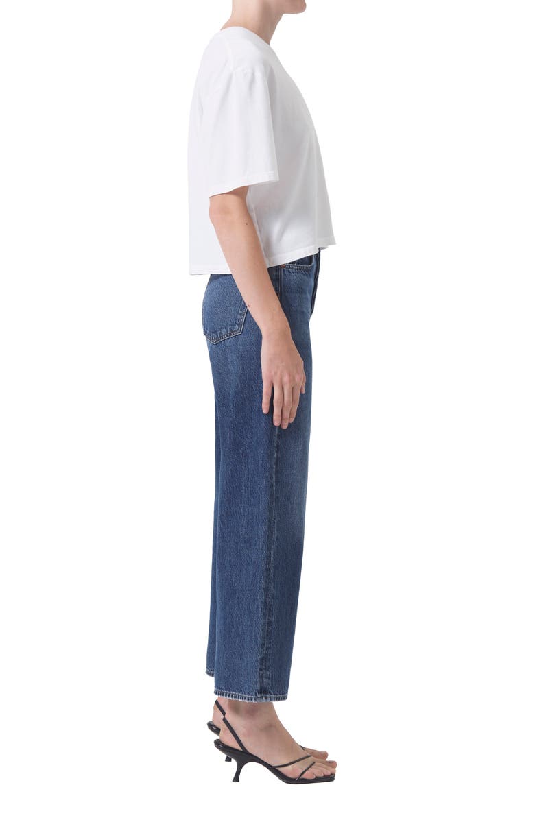 AGOLDE Ren High Waist Wide Leg Jeans, Alternate, color, 
