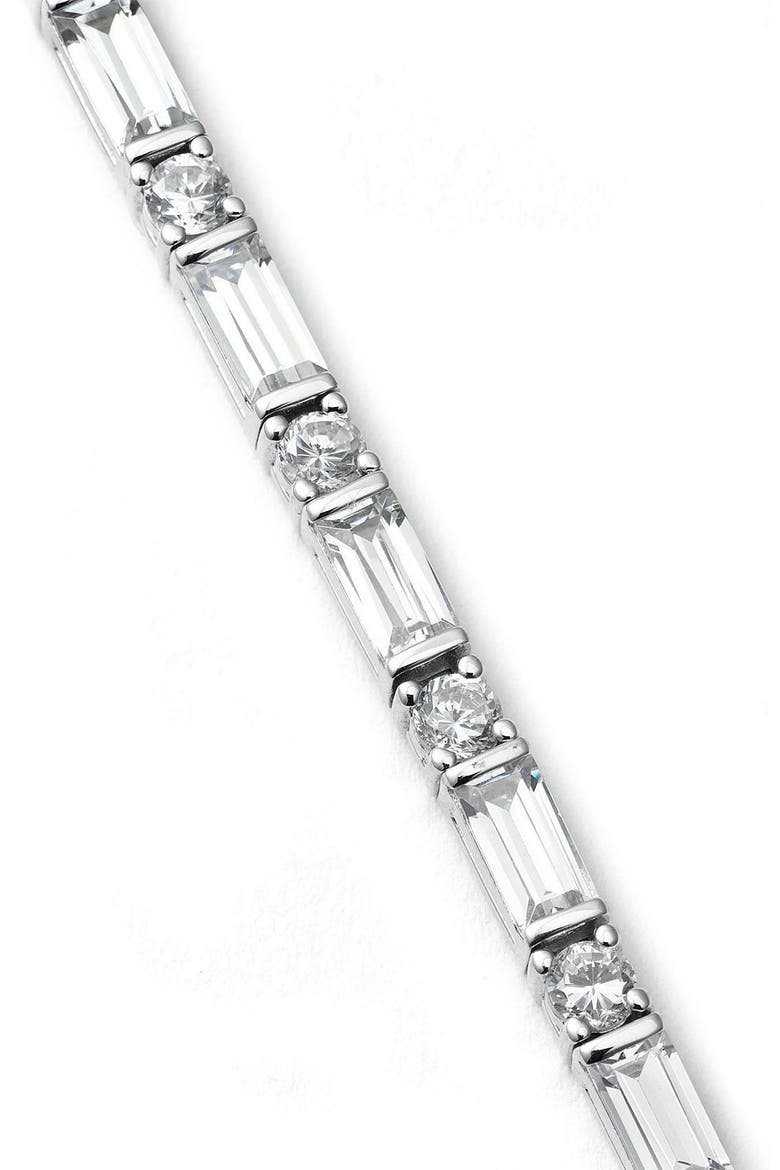 Baguette Bracelet, Alternate, color, CUBIC ZIRCONIA